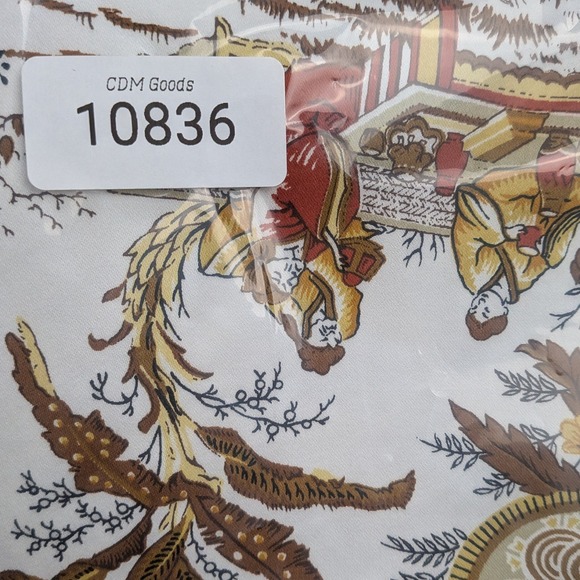 Signé Paris Women's French Designer Print Pants Capris Trousers Size 10 White - Picture 11 of 11